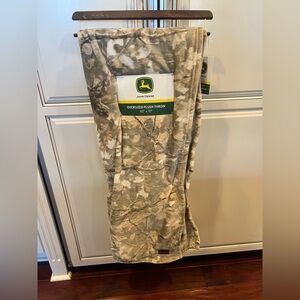 John Deere Camouflage Plush Throw Blanket